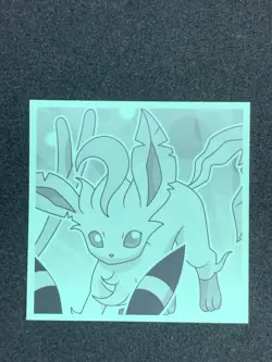 Glaceon No.18 Ster Pokemon XY Wafer Sticker Japanese Holo LOTTE Nintendo Rare - Image 2