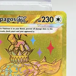 Terapagos Ex Prismatic Evolutions Hyper Rare Gold 180/131 Pokemon TCG NM - Image 3