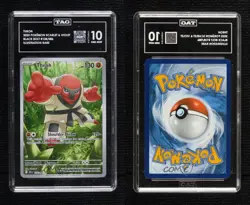 Throh Illustration Rare Pokemon Black Bolt BLK TAG 10 GEM MINT - Image 3