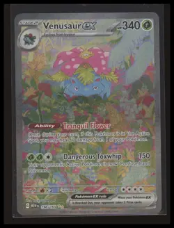 2023 Pokemon Scarlet and Violet Venasaur EX 198/165 Illustration Rare Holo - Image 1
