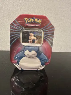 Pokemon Snorlax Mighty Mysterious Tin 2021 Factory Sealed Knock Out PKMN NEW - Image 1