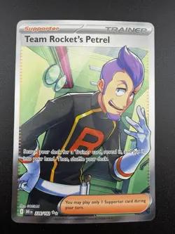 Pokemon TEAM ROCKET'S PETREL 226/182 - Destined Rivals - RARE FULL ART - Image 1