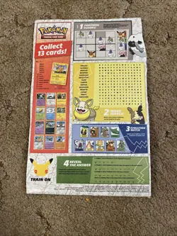 Lot Of 50 Pokemon 25th Anniversary General Mills Cereal Packs New - Image 3