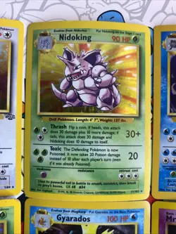 Pokemon TCG Vintage Holo Lot Of 6 Base Set (2), Base, BS2, Jungle, MP/HP Lot - Image 5