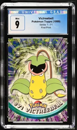 Victreebell #71 Pokemon Topps 1999 Series 1 CGC 9 First Print - Image 1