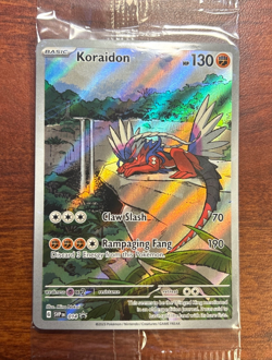 Koraidon 14 Pokemon Center Etb Black Star Promo Full Art Holo Mint - Image 1