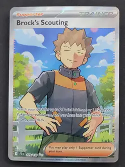 Brock's Scouting 179/159 Ultra Rare Journey Together Pokemon TCG - Image 1