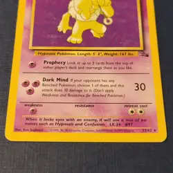 Pokemon Hypno 23/62 Fossil Regular Moderately/Heavily Played *FREE SHIPPING* - Image 3