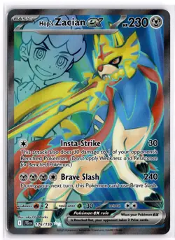 Hop's Zacian ex 176/159 Ultra Rare Journey Together Pokemon Near Mint - Image 1