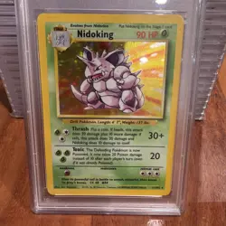 1999 Pokemon Game Nidoking-Holo PSA 3 - Image 2