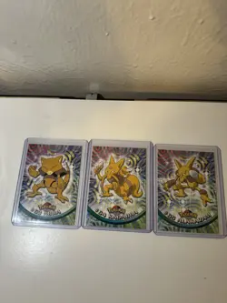 Abra Kadabra Alakazam Evolution Line Topps Non Holo 63 64 65 - Image 1