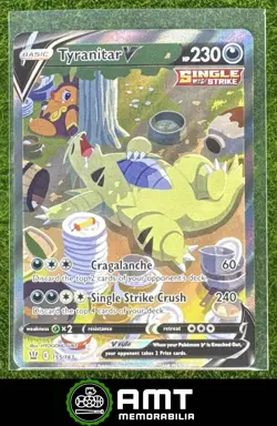 Tyranitar V 2021 Pokemon Sword & Shield Battle Styles #155/163 Rare - Image 1