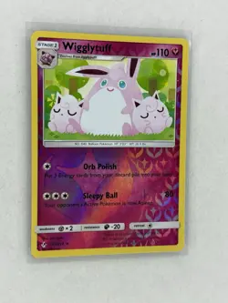 Pokemon TCG Wigglytuff 135/214 SM Unbroken Bonds Reverse Holo Rare NM - Image 2