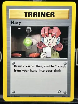 Pokemon TCG Mary Neo Genesis 87/111 Regular Unlimited Rare NM - Image 3