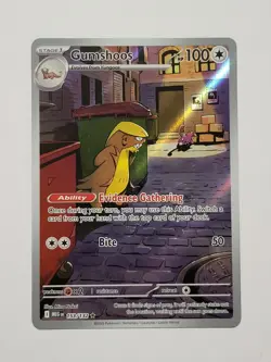Gumshoos 153/132 Illustration Rare Pokemon Mega Evolution NM - Image 1