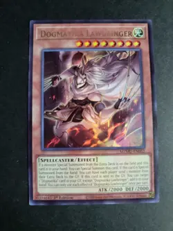 Dogmatika Lawbringer MZMU-EN052 Ultra Rare Yugioh Maze of Muertos - Image 1