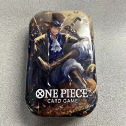 One Piece Tin Pack Set V2 Sabo Artwork TS-02 Containing OP-13 & Promo Brand New! - Image 1