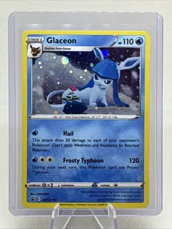 Glaceon SWSH192 SWSH: Sword & Shield Black Star Promo Cards Holo 2022 LP+ - Image 1