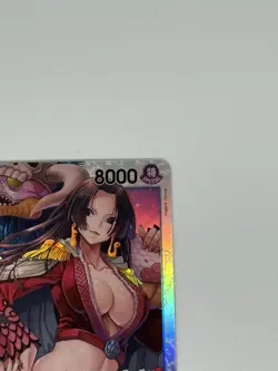 Bandai One Piece Card Game Boa Hancock OP07-051 Super Rare Foil Character - Image 4