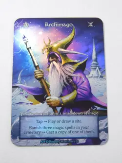 Archimago Foil Sorcery Contested Realm Arthurian Legends Avatar Card - Image 1