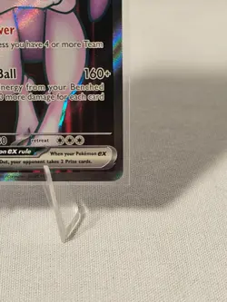 Pokemon Card - Team Rocket's Mewtwo ex 213/182 Sv10: Destined Rivals Holo - Image 4