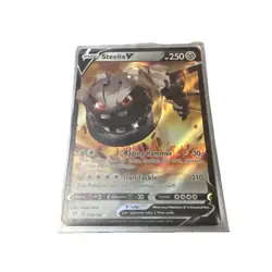 Steelix V Full Art 115/185 Vivid Voltage Pokemon Card MINT #001 - Image 1