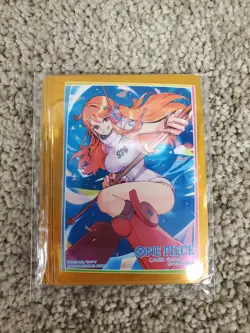 One Piece Card Game Nami Official Card Sleeves 10pcs 2023 Promo Bandai - Image 1