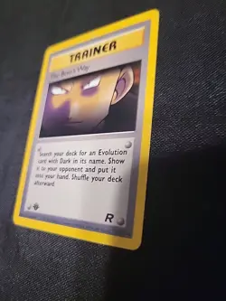 Pokemon CARD 1st Edition trainer Team Rocket The Boss's Way Lp Tcg 2000 Wotc - Image 3