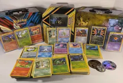 2016/2017 Large Pokemon Lot w/ tins, coins and over 900 cards - SOLID VALUE!! - Image 2