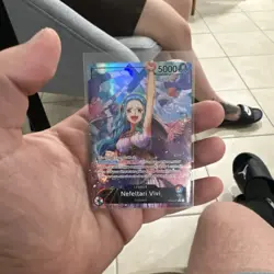 One Piece Nefeltari Vivi Leader Holo Card OP04-061 5000 Power - Image 1