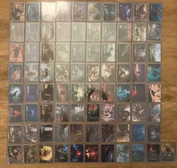 GOLD Art Card COMPLETE Set 81 Magic the Gathering Lord of Rings MTG Middle-Earth - Image 1