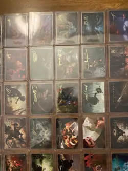 GOLD Art Card COMPLETE Set 81 Magic the Gathering Lord of Rings MTG Middle-Earth - Image 3