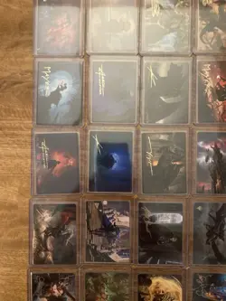 GOLD Art Card COMPLETE Set 81 Magic the Gathering Lord of Rings MTG Middle-Earth - Image 5