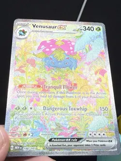 Pokemon TCG Venusaur EX Card 198/165 SV Sir Scarlet & Violet 151 Clean NM/M - Image 3