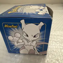 Pokemon Burger King 23k Gold Plated Trading Card Mewtwo Blue Box - Image 5