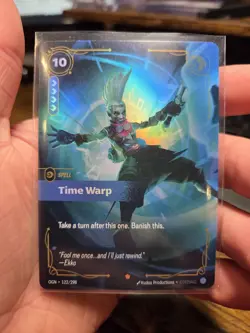 Time Warp 122/298 Riftbound TCG League Of Legends. Strong Card. - Image 1