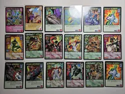 WILSTORMS LOT of 18 Black Border cards ccg 1996 D4 Super Hero game WS Near Mint+ - Image 1