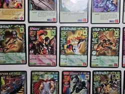WILSTORMS LOT of 18 Black Border cards ccg 1996 D4 Super Hero game WS Near Mint+ - Image 2