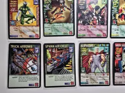 WILSTORMS LOT of 18 Black Border cards ccg 1996 D4 Super Hero game WS Near Mint+ - Image 5