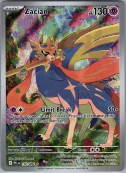 Zacian 100/094 ME02: Phantasmal Flames - Pokemon Card - NM - Image 1
