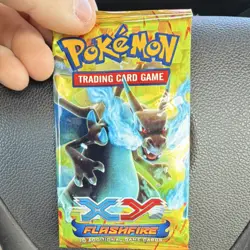 Pokemon XY Flashfire Booster Pack 10 Cards Charizard English Trading Card - Image 1