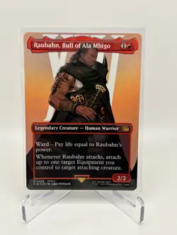 Final Fantasy Magic: The Gathering Raubahn Borderless FOIL NM - Image 1