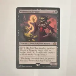 Wizards Warren Soultrader Modern Horizons 3 Creature Zombie Goblin Wizard Black… - Image 1