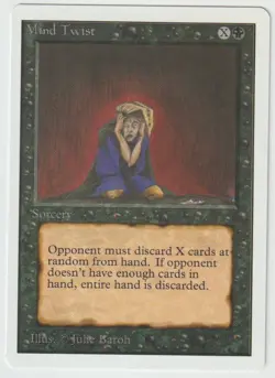 MAGIC THE GATHERING MIND TWIST UNLIMITED EDITION LIGHTLY PLAYED - Image 1