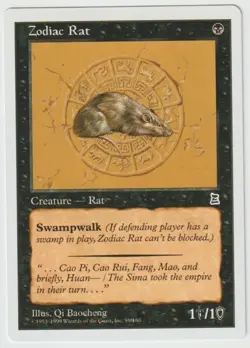 MAGIC THE GATHERING ZODIAC RAT 3 KINGDOMS EDITION MINT/NEAR MINT - Image 1