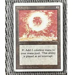 Magic The Gathering Sol Ring- Revised Edition - Image 1