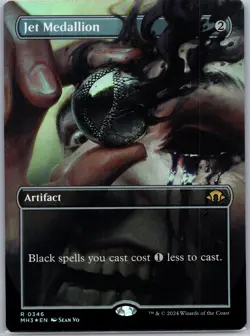 Magic The Gathering FOIL Jet Medallion (Borderless) Modern Horizons 3 MTG - Image 1