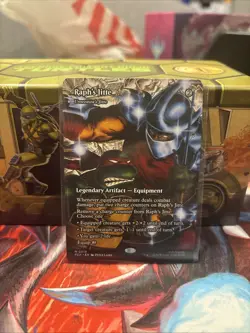 Raph's Jitte - Umezawa's Jitte (Borderless) Teenage Mutant Ninja Turtles NM Mtg - Image 1
