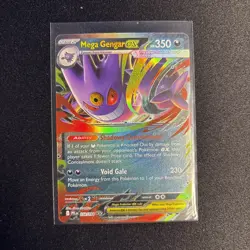Pokemon TCG Mega Gengar EX Me02: Phantasmal Flames 056/094 Full Art Holo Double… - Image 1