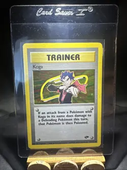 KOGA TRAINER GYM CHALLENGE HOLO Rare 19/132 POKEMON NM - Image 1